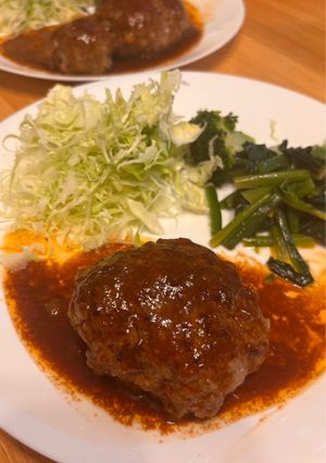 つなぎなし！麹で旨みたっぷりハンバーグ-レシピのメイン写真