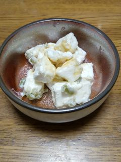 クリームチーズのわさび漬け和え-レシピのメイン写真