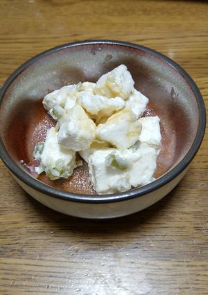クリームチーズのわさび漬け和え-レシピのメイン写真