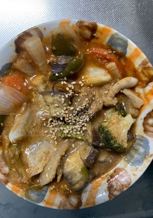 簡単オイ味噌トマト味回鍋肉風甘酢酢豚-レシピのメイン写真