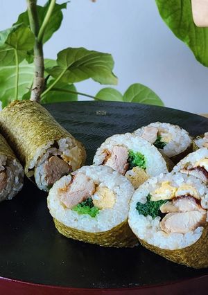 新感覚恵方巻☆レンジで照り焼きチキン節分-レシピのメイン写真