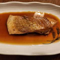 A picture of レンコダイの煮付け.