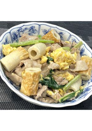 豚肉とちくわのマヨポン炒め★動画あり★-レシピのメイン写真