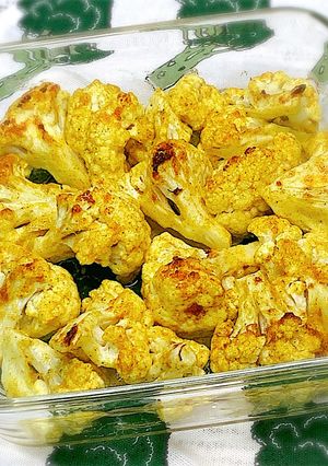 下茹で不要カリフラワーのカレー味グリル-レシピのメイン写真