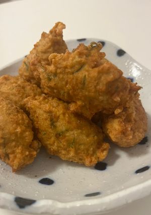 鶏ひき肉と蓮根おろし揚げ-レシピのメイン写真