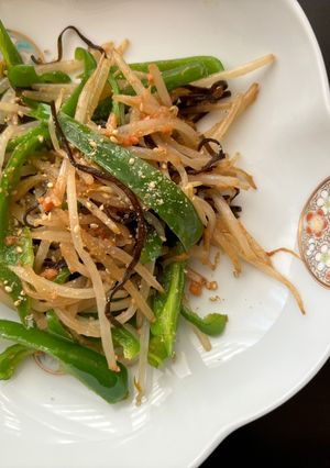 ピーマン＋もやし×塩昆布＋鮭フレーク-レシピのメイン写真