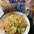 キャベツと塩昆布パスタ