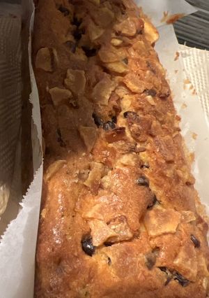 完熟バナナとチョコチップのケーキ-レシピのメイン写真