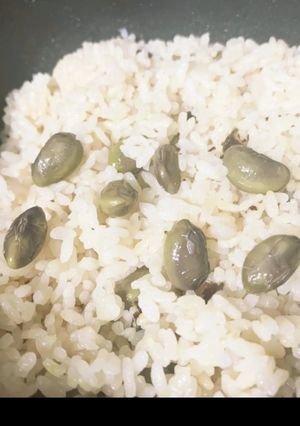 塩だけで枝豆ごはん-レシピのメイン写真