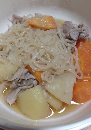 レンチン簡単‼️肉じゃが-レシピのメイン写真