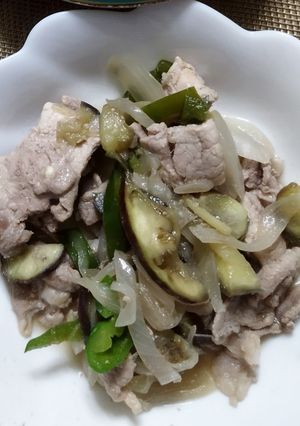 豚肉となすの炒めもの-レシピのメイン写真