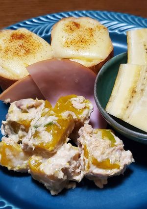 レモンでさっぱり★ツナかぼちゃサラダ-レシピのメイン写真