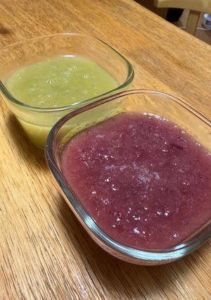 レンチン！ぶどう🍇ピューレ-レシピのメイン写真