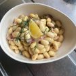 大豆とディルのレモンサラダ