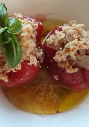３分でできる★ツナ完熟トマトサラダ-レシピのメイン写真