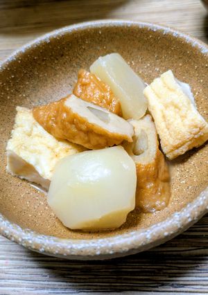 カブとごぼ天・厚揚げのほっこり煮物-レシピのメイン写真