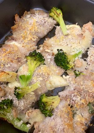 簡単!豚バラチーズのパン粉焼き-レシピのメイン写真