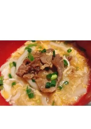 お腹に優しい♪肉玉あんかけうどん-レシピのメイン写真