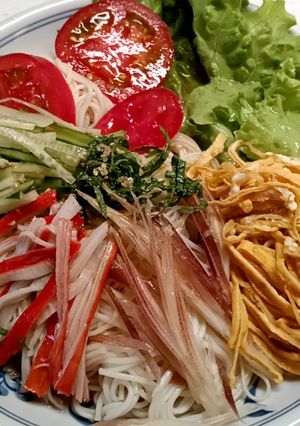 これが私の 冷やし中華風ソーメン-レシピのメイン写真