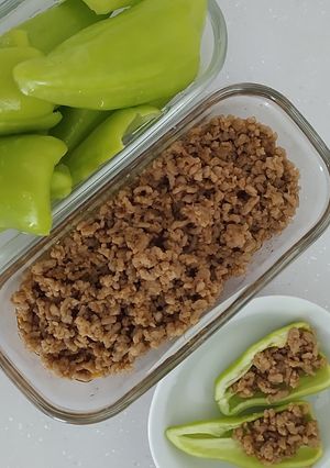 パリパリッと☆肉味噌ピーマンサラダ-レシピのメイン写真