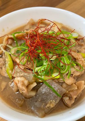豚バラと大根とこんにゃくのどて煮-レシピのメイン写真
