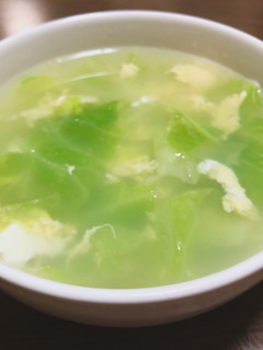 味の素鶏ガラスープで作るキャベツのかき玉-レシピのメイン写真