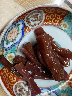 皮をむかずに!ずいき酢の物-レシピのメイン写真