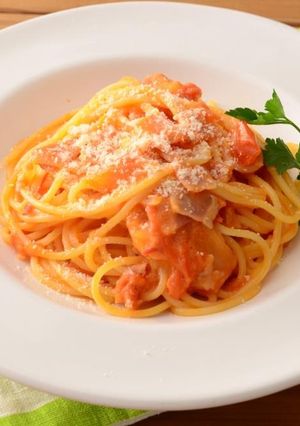 トマトミルクパスタ-レシピのメイン写真
