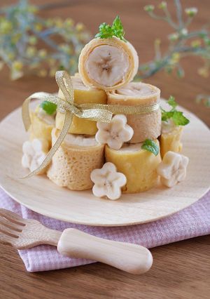 野菜と米粉クレープのバナナロール-レシピのメイン写真