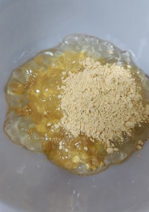 レンチンで作る片栗粉わらび餅-レシピのメイン写真