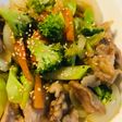 豚肉&ブロッコリーのオイスターソース炒め