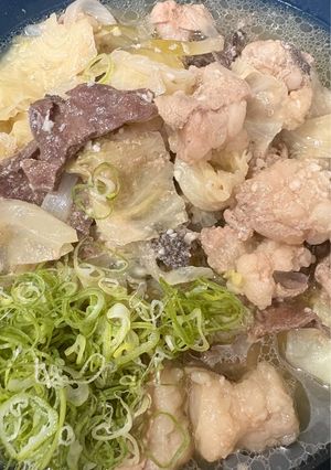 ミックスホルモンの塩麹煮-レシピのメイン写真