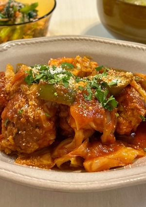 肉団子のトマトソース煮-レシピのメイン写真