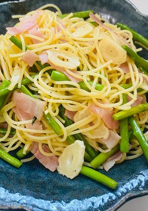 優しいお味のアスパラベーコンパスタ-レシピのメイン写真