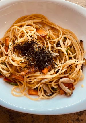 プラントベースバター醤油スパゲッティ-レシピのメイン写真