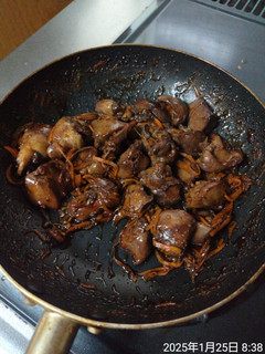 鶏レバー、ハツの甘辛煮-レシピのメイン写真