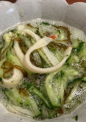 きゅうりとカニカマ、もずくの酢の物-レシピのメイン写真