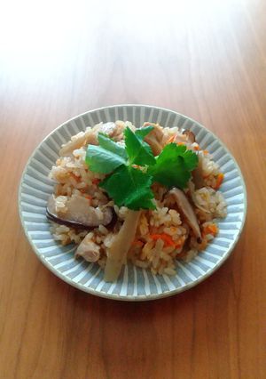生姜がポイント♪炊き込みご飯(*^O^*-レシピのメイン写真