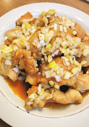 鶏もも柔らか♡病みつき油淋鶏♬-レシピのメイン写真