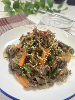 焼肉のタレでさつまいも春雨チャプチェ✨🥩-レシピのメイン写真