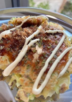 豚ひき肉と豆腐でヘルシー⭐︎ふかふかお好み焼き-レシピのメイン写真