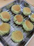 フライパンで焼く緑茶スコーン（卵使用）