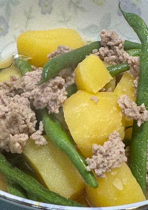 じゃがいもといんげんの煮物(身内専用)-レシピのメイン写真