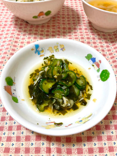 酢の物・しらす入り 保育園給食-レシピのメイン写真
