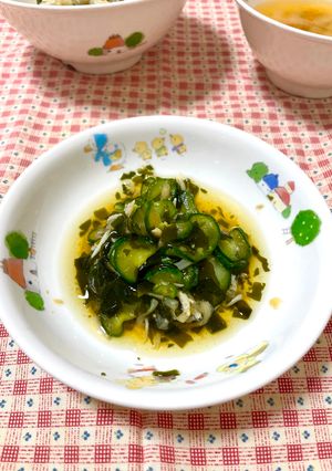 酢の物・しらす入り 保育園給食-レシピのメイン写真