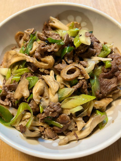 牛肉と舞茸の松茸の味お吸い物炒め☆-レシピのメイン写真