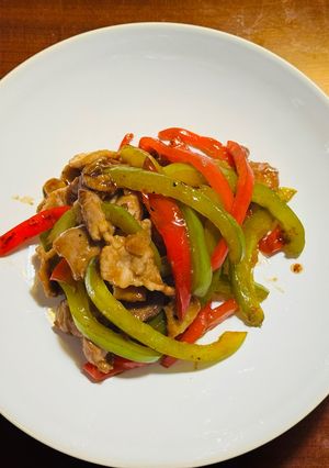 シャキッとパプリカの青椒肉絲-レシピのメイン写真