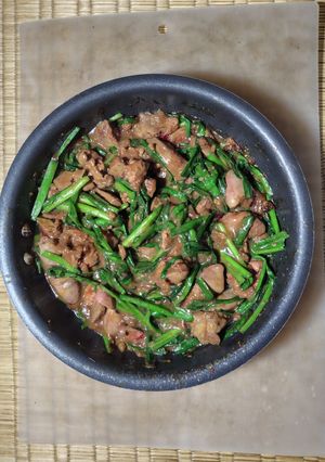 レバニラ炒め（カレールー味）-レシピのメイン写真