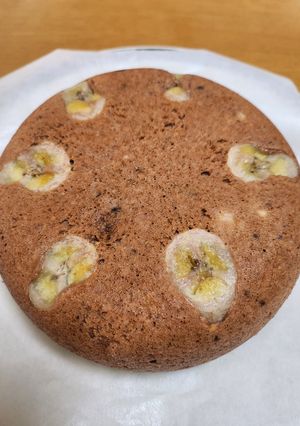 計量不要⭕炊飯器でチョコバナナケーキ🍌🍫-レシピのメイン写真