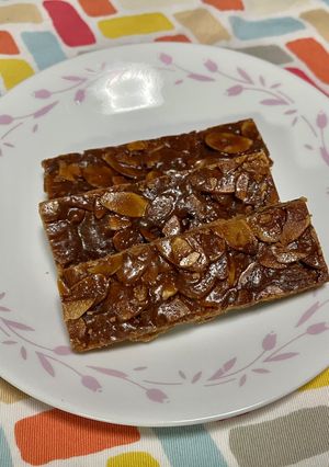 超簡単☆黒糖きなこフロランタン♪♪-レシピのメイン写真